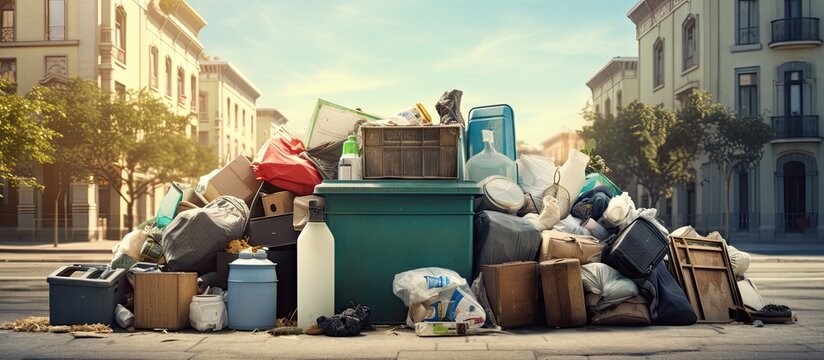 Wastix waste collection truck serving residential area in Gurgaon